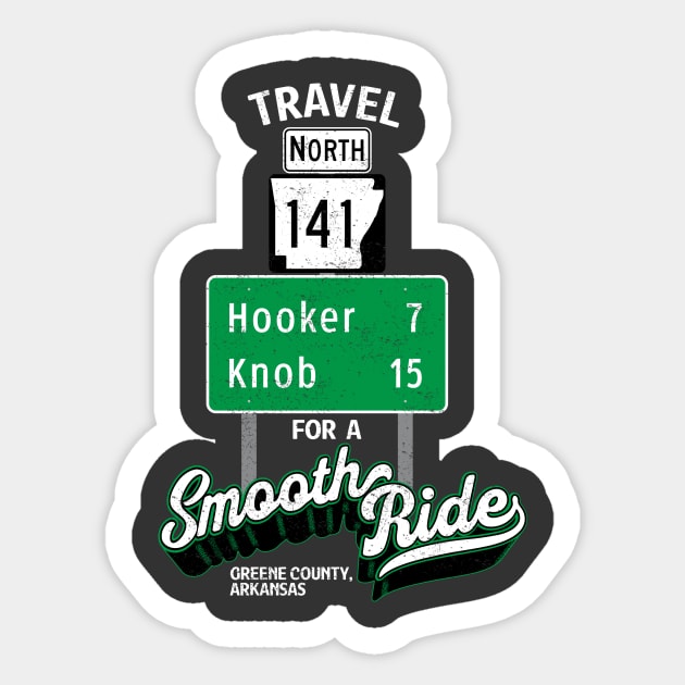 Travel Hwy 141 Sticker by rt-shirts